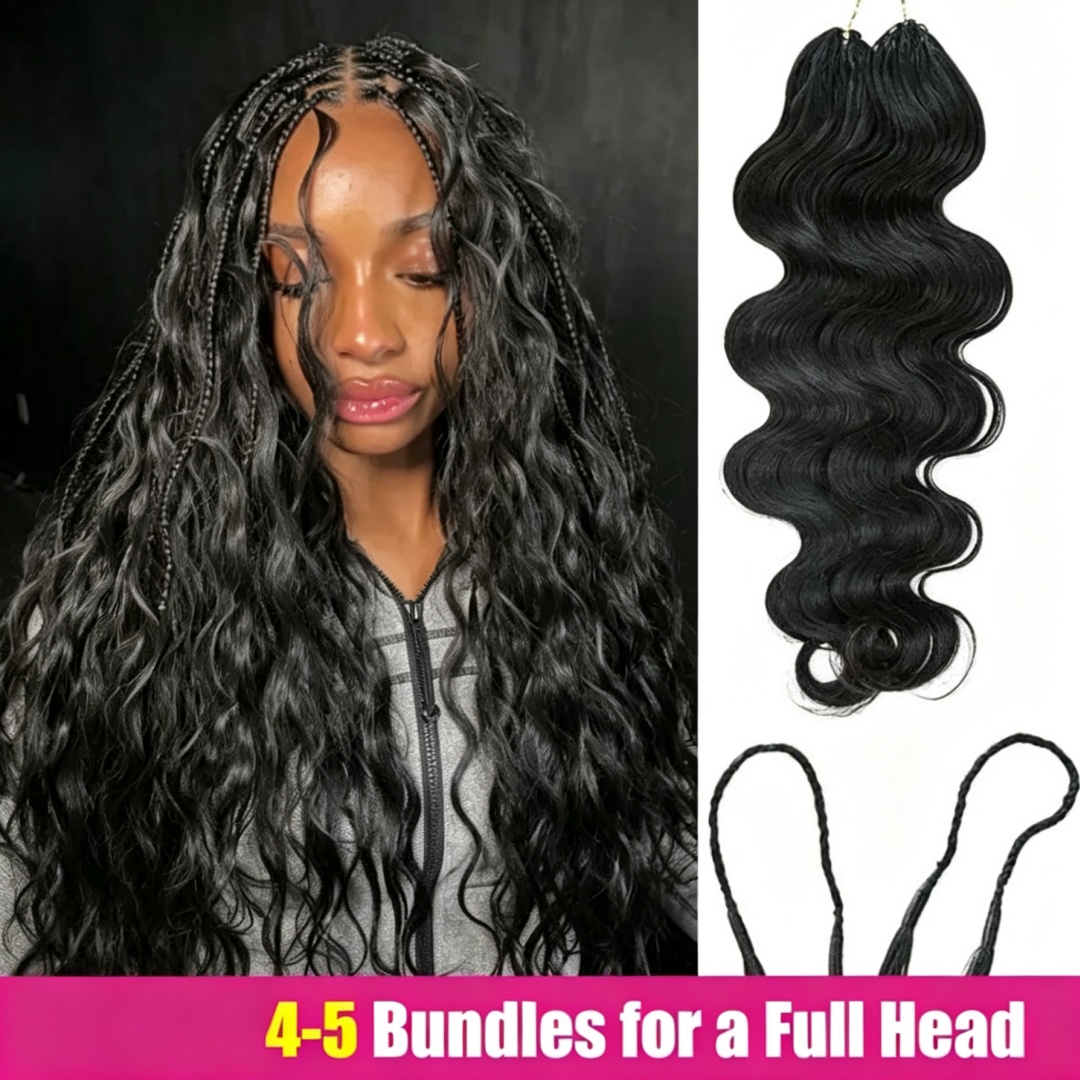 Hair Bundles - Накладные волосы Smilegirl, имитирующие естественные волны,