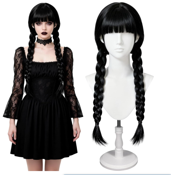 Длинные готические парики для  – обзор и цена Synthetic Braided Wigs For Black Women
