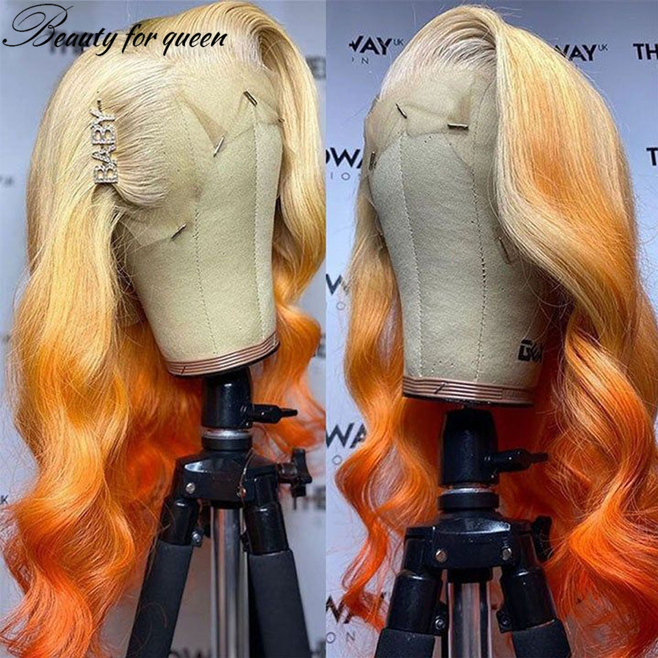 Рыжий 613 Оранжевый объемная в – обзор и цена 613 Blonde Body Wave Lace Front Wig