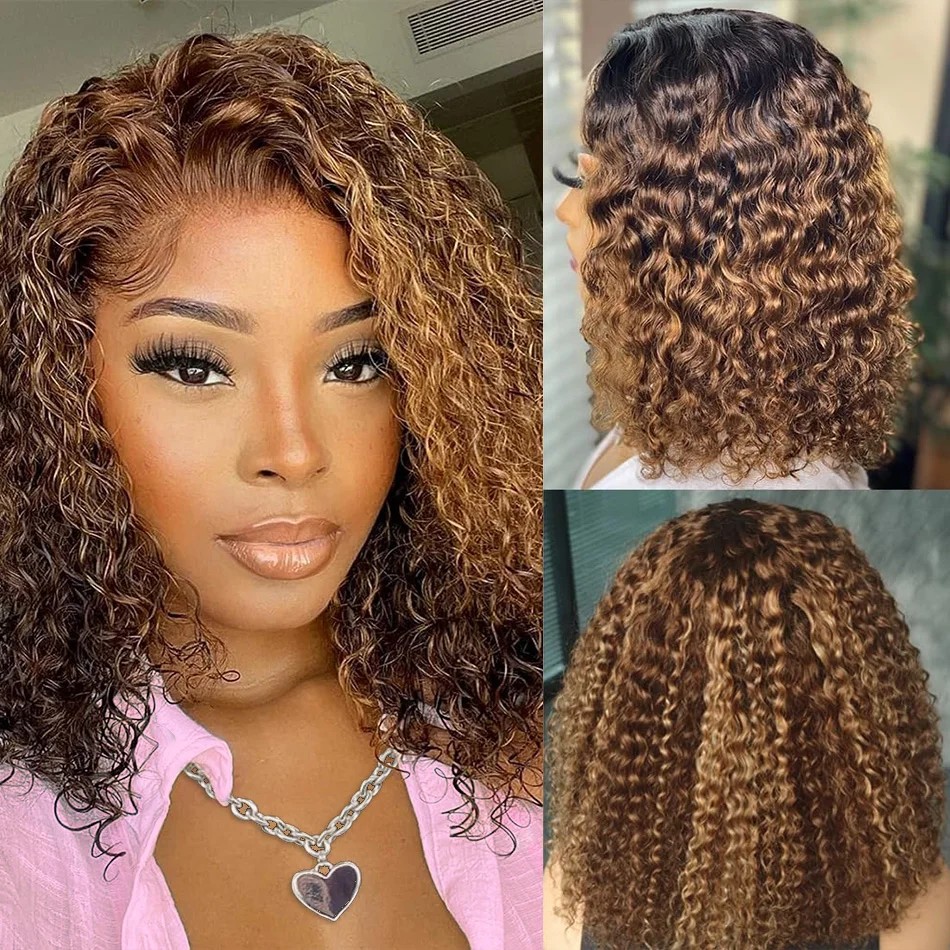 P4/27, парик с кудрявыми волос – обзор и цена Glueless Wear And Go Human Hair Wig