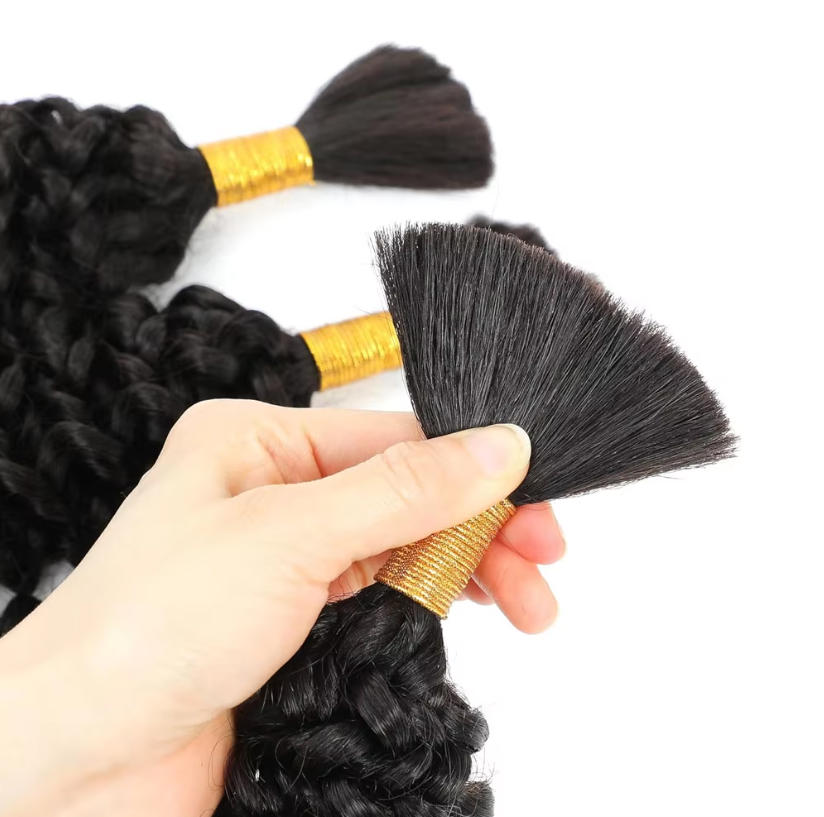 Натуральные волосы для плетени – обзор и цена Water Wave Bulk Human Hair For Braiding