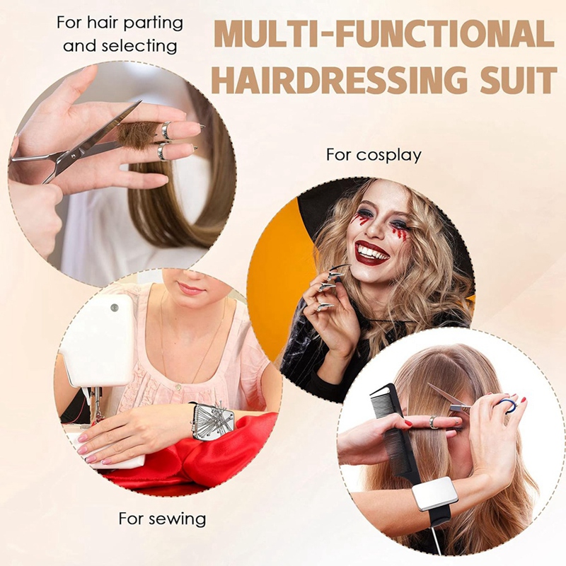 Набор из 8 колец для разделени – обзор и цена Hair Clips
