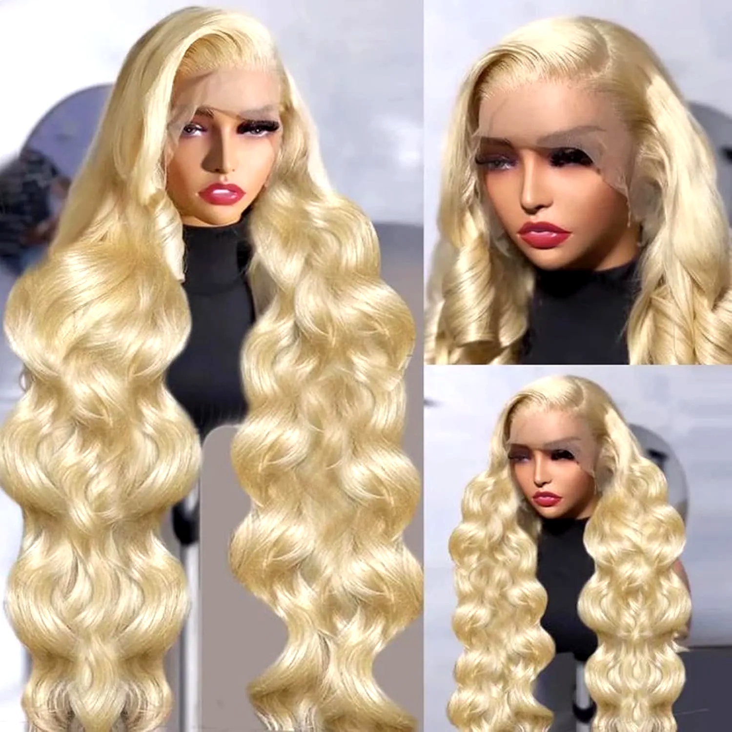 Парик из натуральных волос 613 – обзор и цена 613 Blonde Body Wave Lace Front Wig