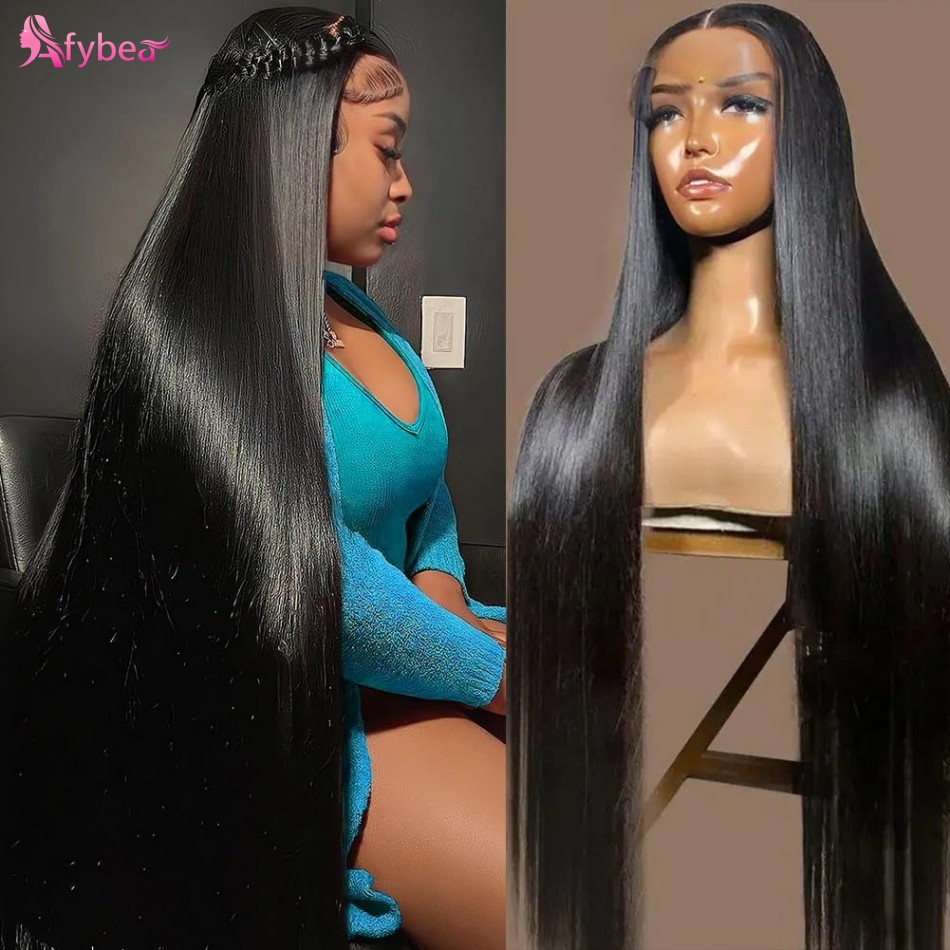 40-дюймовые прямые парики из н – обзор и цена Hd Lace Frontal Wig Human Hair Pre Plucked