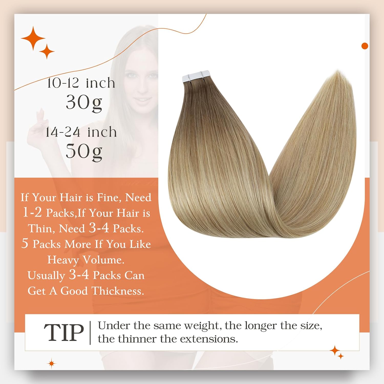 Полная блестящая лента Omber д – обзор и цена Invisible Tape In Extensions Real Hair