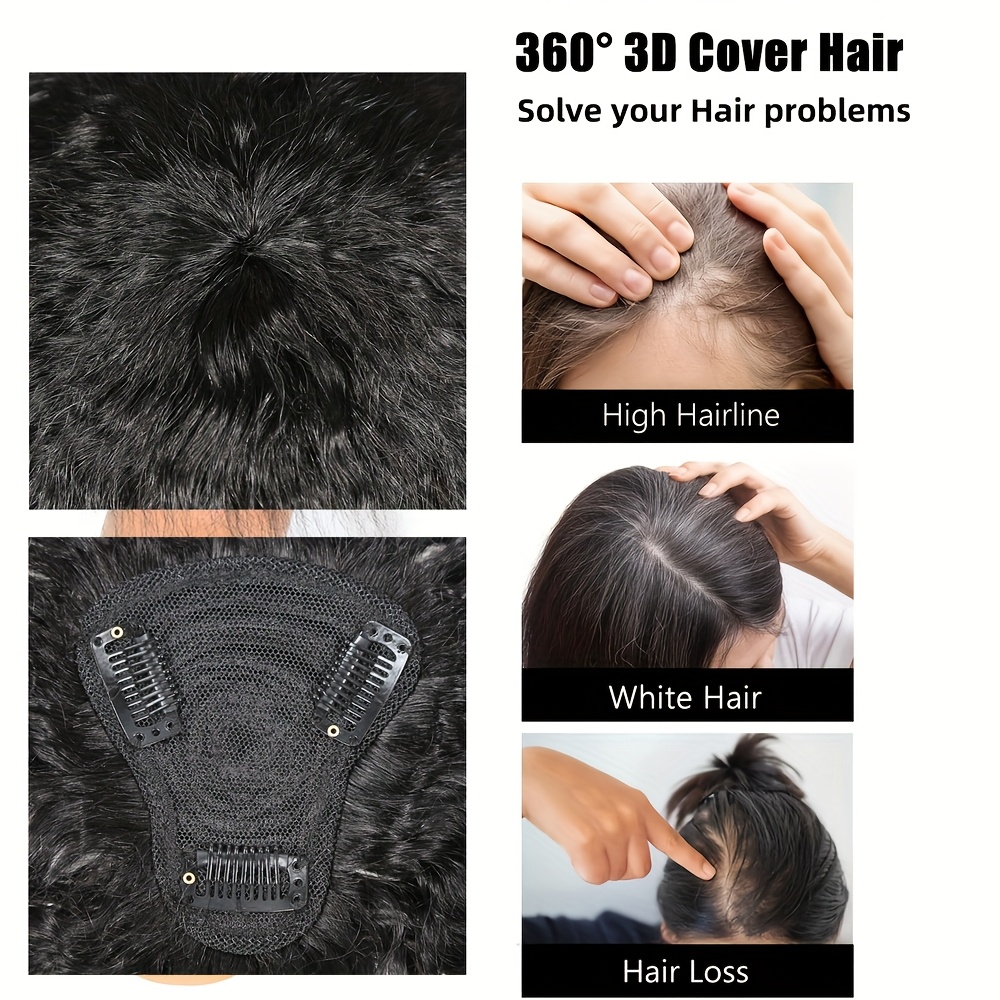 Кудрявые прямые волосы-топпер  – обзор и цена Hair Bundles