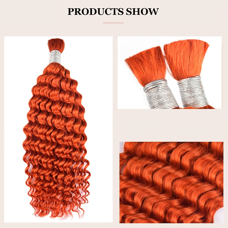 Человеческие волосы для наращи – обзор и цена Water Wave Bulk Human Hair For Braiding