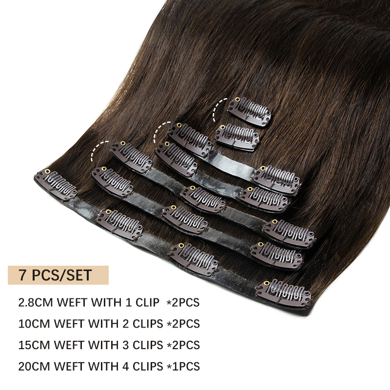 Невидимая толстая заколка из и – обзор и цена Seamless Clip In Hair Extensions Human Hair