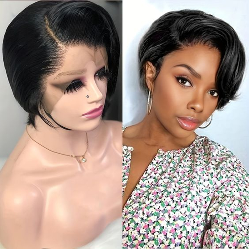 Парики с стрижкой пикси, челов – обзор и цена Short Pixie Cut Wig Human Hair Cheap